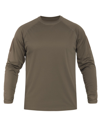 Футболка Mil-tec з довгим рукавом швидковисихаюча TACTICAL LONG SLEEVE SHIRT QUICKDRY, Olive (11082001)
