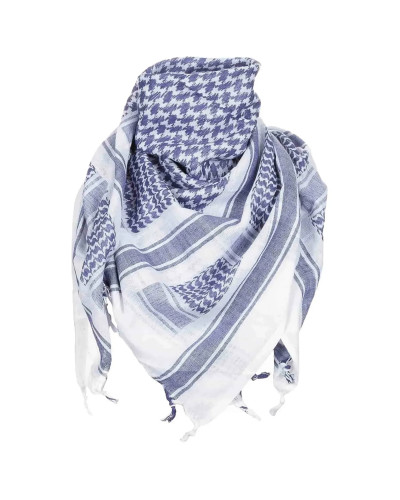Пов'язка універсальна Mil-Tec Шемаг (Арафатка), White/Blue (12617000)