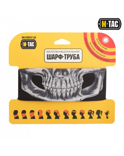 M-Tac шарф-труба облегченный Reaper Skull Black (HLI-SSB-BK)