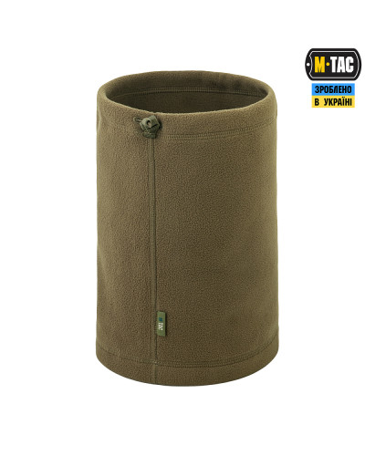 M-Tac шарф-труба Elite короткий с затяжкой флис (320г/м2) Dark Olive (40586048)
