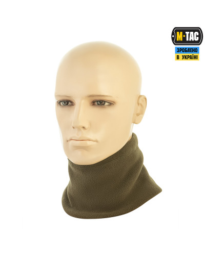 M-Tac шарф-труба Elite короткий с затяжкой флис (320г/м2) Dark Olive (40586048)
