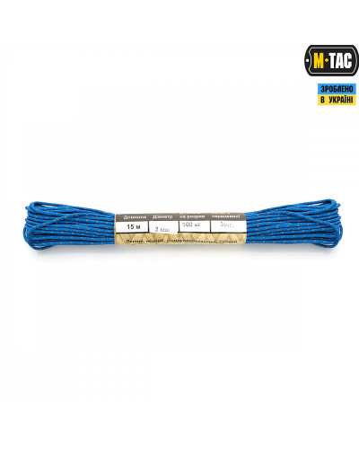 M-Tac паракорд Minicord Reflective Electric Blue 15м (10271129)