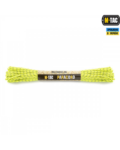 M-Tac паракорд Minicord Reflective Neon Yellow 15м (10271142)