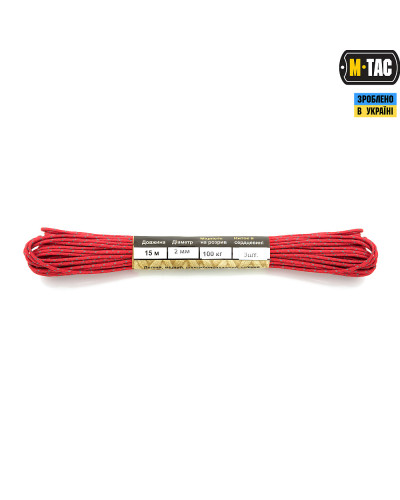 M-Tac паракорд Minicord Reflective Red 15м (10271145)