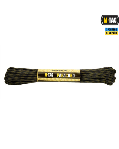 M-Tac паракорд 550 type III Black/Forest 15м (10250115)