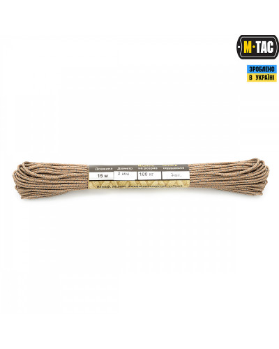 M-Tac паракорд Minicord Reflective Tan 15м (10271003)