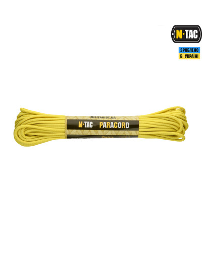 M-Tac паракорд 550 type III Yellow 15м (10250159)