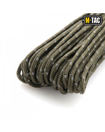 M-Tac паракорд Minicord Reflective OD Green 15м (10271143)