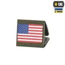 M-Tac MOLLE Patch флаг США Full Color/Ranger Green