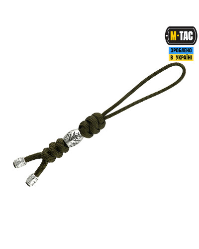 M-Tac темляк Zeus Stainless Steel Olive (10296101)