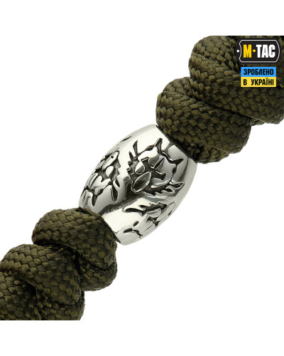 M-Tac темляк Zeus Stainless Steel Olive (10296101)