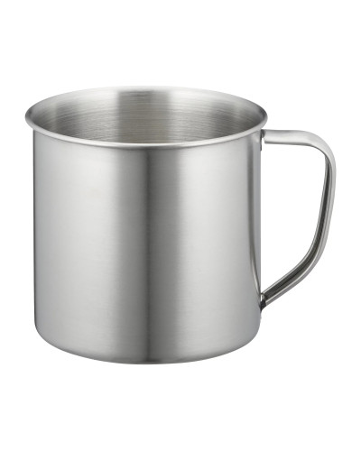 Кружка стальная Mil-Tec 0,5л, Steel (14602000)