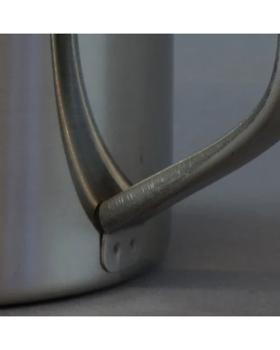 Кружка стальная Mil-Tec 0,5л, Steel (14602000)
