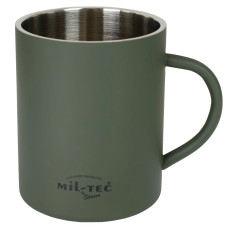 кружка с двойными стенками Mil-Tec 450 ml, Olive