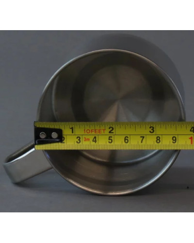 Кружка стальная Mil-Tec 0,5л, Steel (14602000)