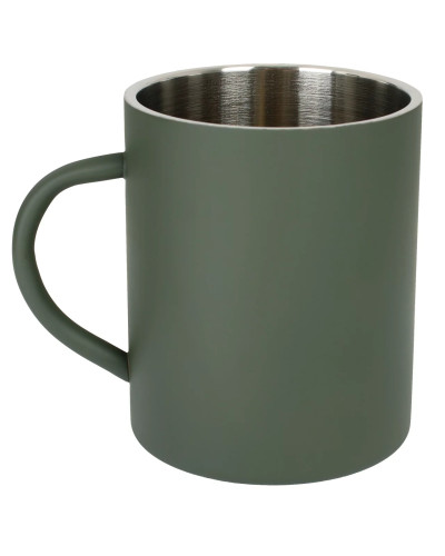 кружка с двойными стенками Mil-Tec 450 ml, Olive (14603500)