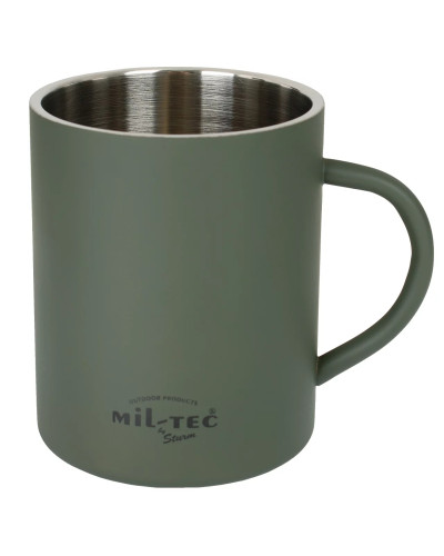 Кружка с двойными стенками Mil-Tec 300 ml, Olive (14603000)