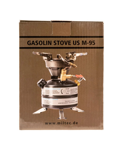 Горелка бензиновая американская Mil-Tec US PETROL STOVE M-95, Black (14916600)