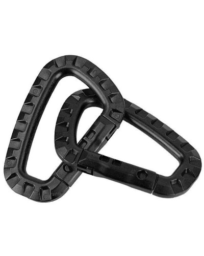 Карабін тактичний пластиковий Mil-Tec ABS (2 шт.), Black (15921002)
