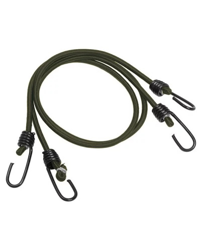Шнур резиновый с крючками Mil-Tec 75см (пара), Olive (15947001)