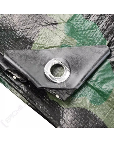 Тент тарпаулиновый Mil-Tec PROTECTIVE TARPAULIN TENT 285X400 CM, Woodland (14241020)