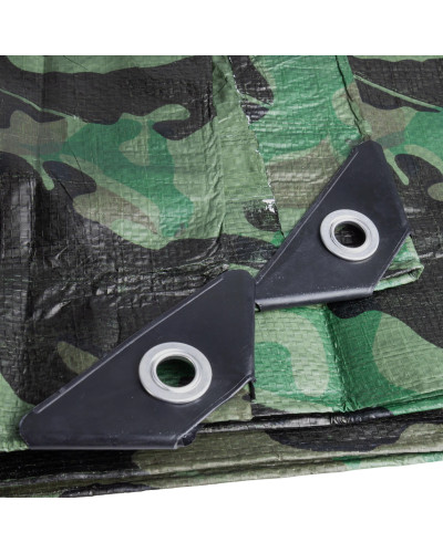 Тент тарпауліновий Sturm Mil-Tec Tarpaulin 480 см х 600 см, Woodland (14241420)