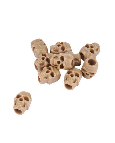 Набор стопперов для молнии/темляка Mil-Tec CORD STOPPER SKULL, Coyote (13458215)