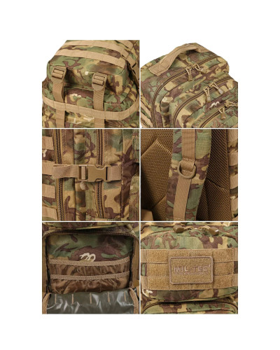 Рюкзак тактический Mil-Tec ASSAULT L, ARID-Woodland (14002256)