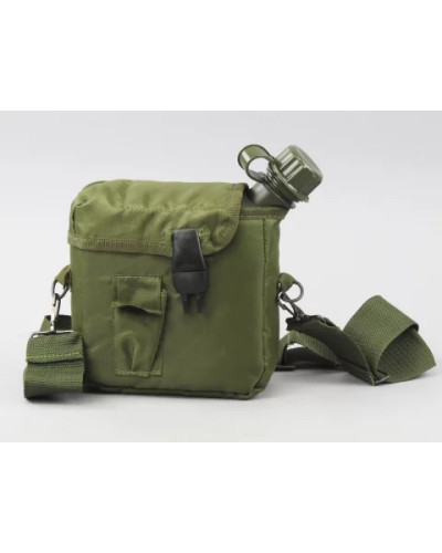 Фляга Mil-Tec двухквартовая в чехле, Olive (14510001)