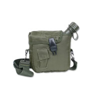 Фляга Mil-Tec двухквартовая в чехле, Olive