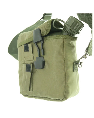Фляга Mil-Tec двухквартовая в чехле, Olive (14510001)