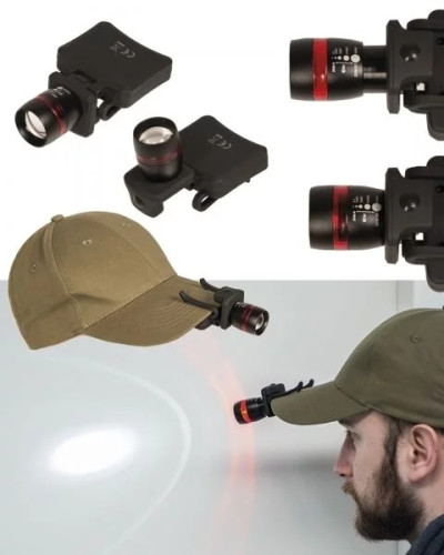 Фонарь универсальный Mil-Tec CAP LIGHT LED CREE W.ZOOM , Multi (15183500)