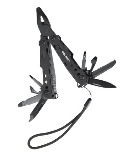 Мультиинструмент Mil-tec MULTI TOOL SMALL WITH CASE, Black (15406100)