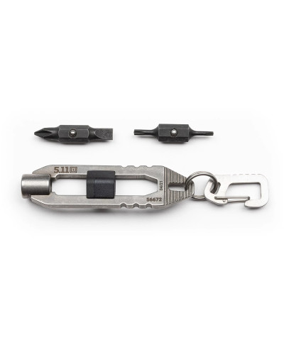 Мультитул-брелок 5.11 Tactical EDT Hex, Tumbled steel (56672-988)