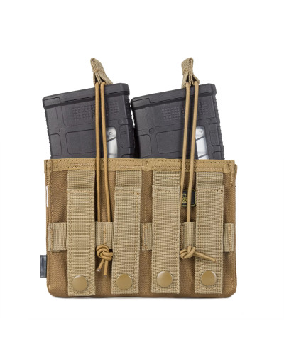 Подсумок открытый для двух магазинов 308 калибра MOLLE RMBP 308 (Rifle Mag`s Bunji Pouch), Coyote brown (P120002-308CB)