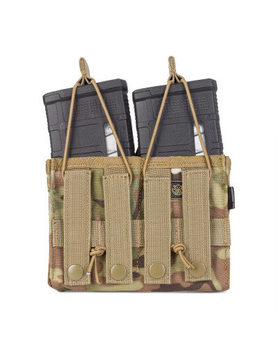 Подсумок открытый для двух магазинов 308 калибра MOLLE RMBP 308 (Rifle Mag`s Bunji Pouch), Multicam (P120002-308MC)