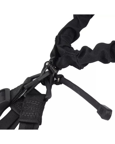 Ремень тактический оружейный одноточечный на резинке 5.11 Basic Single Point Sling With Bungee, Black (54000-019)