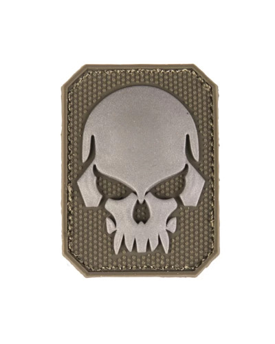 нашивка на липучке sturm Mil-Tec SKULL PATCH PVC 3D (small), Olive (16832001)