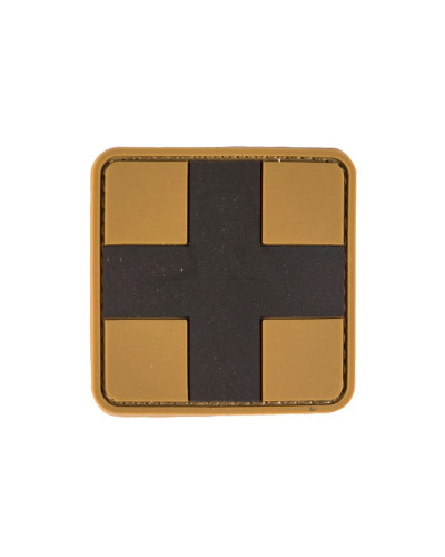 Нашивка на липучке Sturm Mil-Tec First Aid Patch PVC 3D Large, Coyote (16830605)