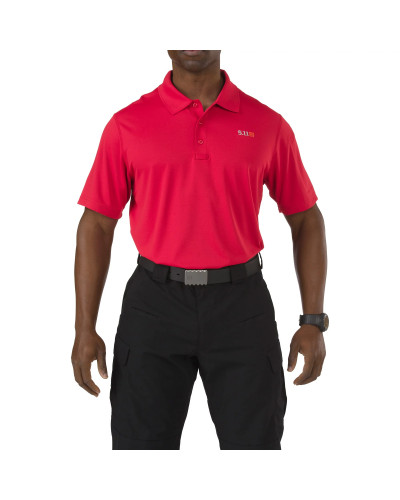 Футболка поло тактична з коротким рукавом 5.11 Pinnacle Short Sleeve Polo, Range Red (71036-477)