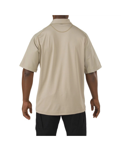 Футболка Поло тактична з коротким рукавом 5.11 RAPID PERFORMANCE POLO - SHORT SLEEVE, Silver Tan (41018-160)