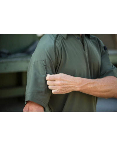 Футболка Поло тактична з коротким рукавом 5.11 RAPID PERFORMANCE POLO - SHORT SLEEVE, Silver Tan (41018-160)