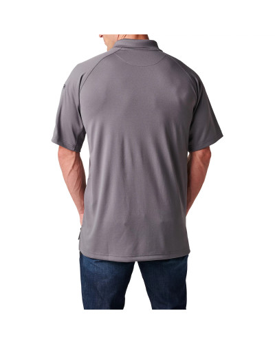 Футболка поло тактическая с коротким рукавом 5.11 Tactical Performance Polo - Short Sleeve, Synthetic Knit, Storm (71049-092)