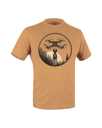 Футболка з малюнком Дрон, Coyote brown (UA281-29891-CB-DRN)