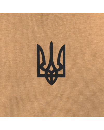 Футболка з малюнком Тризуб Logo, Coyote brown (UA281-29891-CB-TRL)