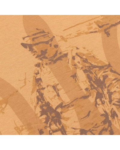 Футболка с рисунком Герои не умирают, Coyote brown (UA281-29891-CB-KZ)