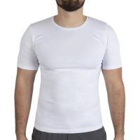 Футболка однотонная Sturm Mil-Tec Top Gun T-Shirt Slim Fit (2 шт в комплекте), White