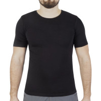 Футболка однотонная Sturm Mil-Tec Top Gun T-Shirt Slim Fit (2 шт у комплекті), Black