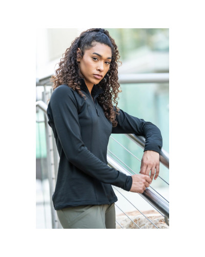 Термореглан женский 5.11 Tactical Women's Stratos 1/4 Zip, Black (62417-019)