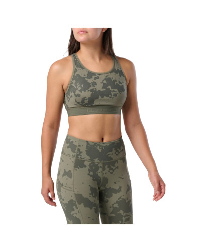 Топ спортивный женский 5.11 Tactical PT-R Valentina Sports Bra, Ranger green camo (66020-419)